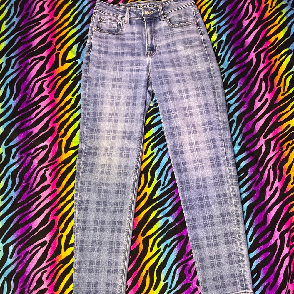American Eagle Outfitters Blue Straight Leg Jeans
